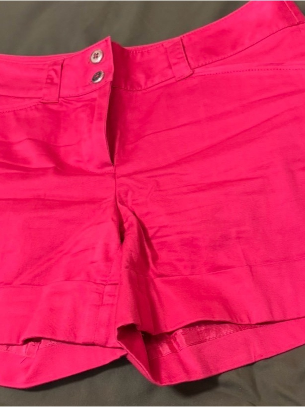 White House Black Market Women’s High-Rise Hot Pink Shorts